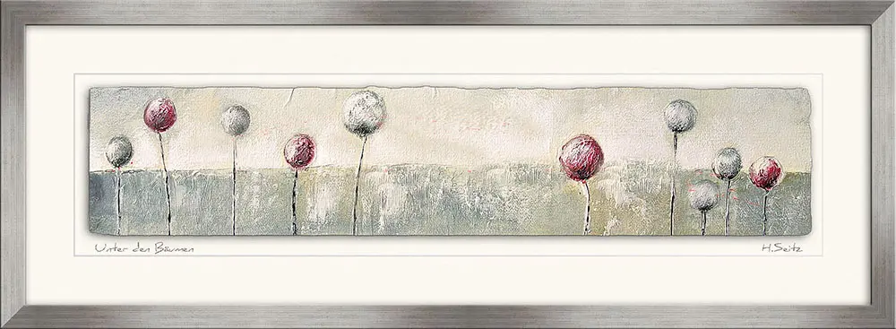 ars graphica Real-Art 125x46cm - Seitz: Unter den Bäumen