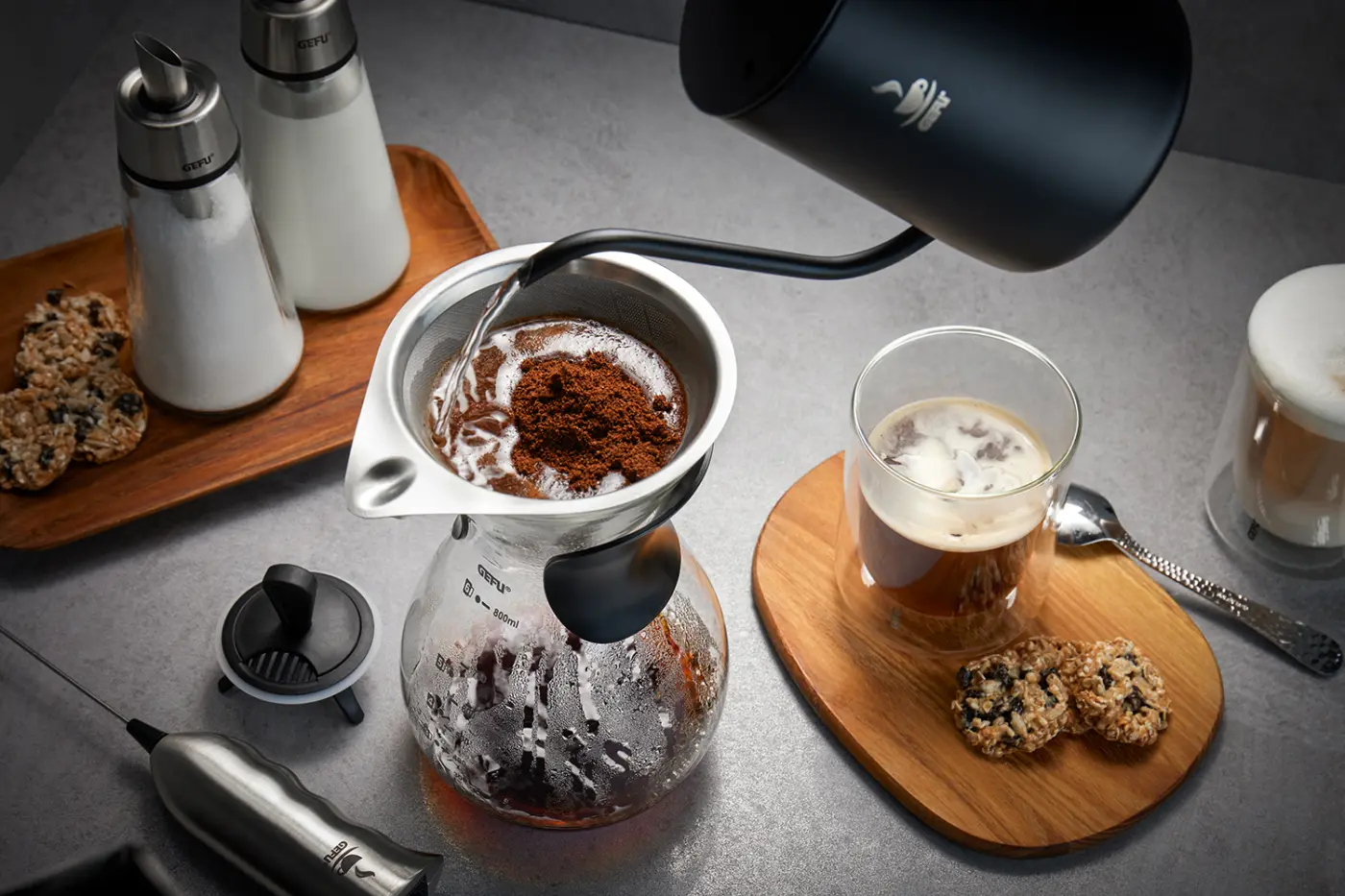 GEFU Kaffeebereiter mit Filter BUTIO,