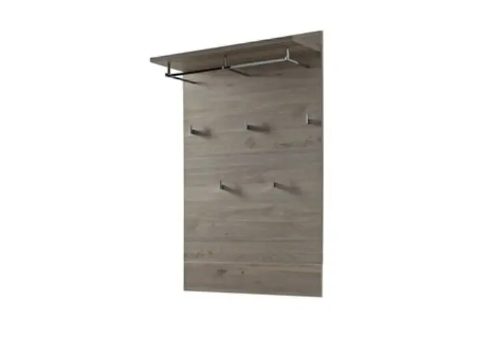 Innostyle Garderobenpaneel Funny Weiß/Silbereiche ca. 84x128x29 cm