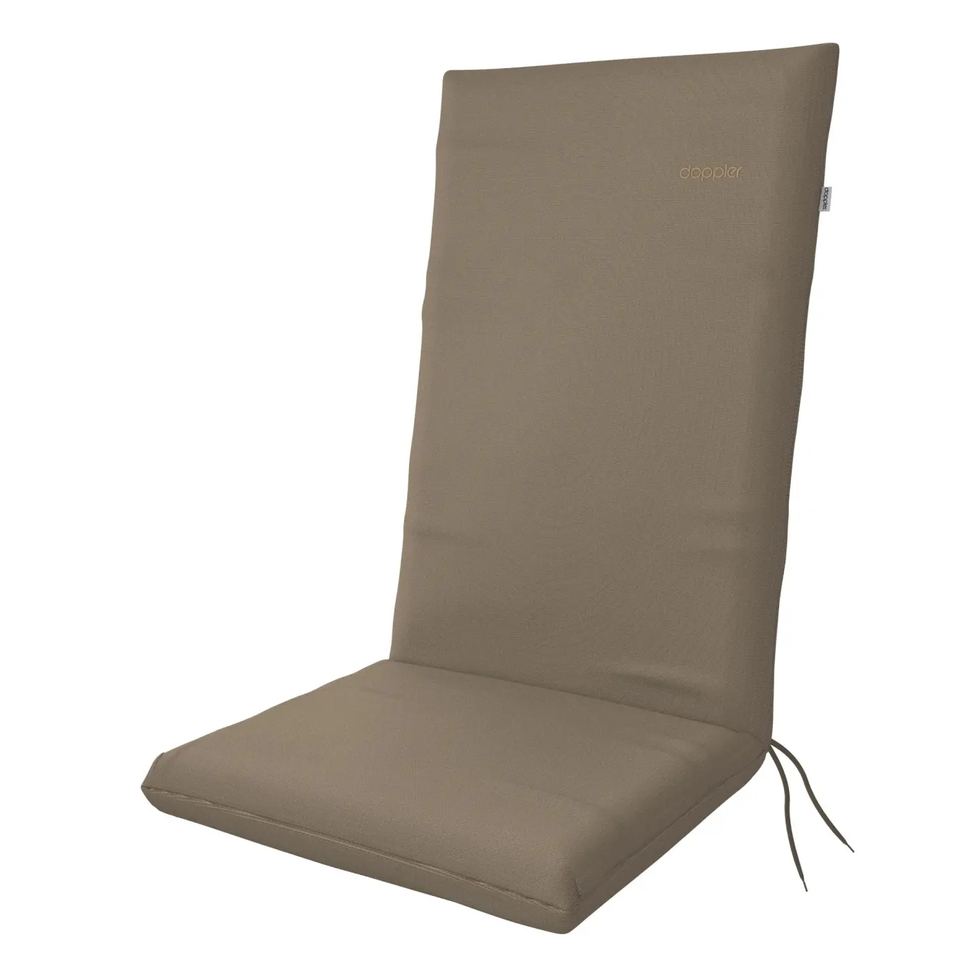 Doppler Hochlehnerauflage 3193 NATURE Braun ca. 119x48x6 cm