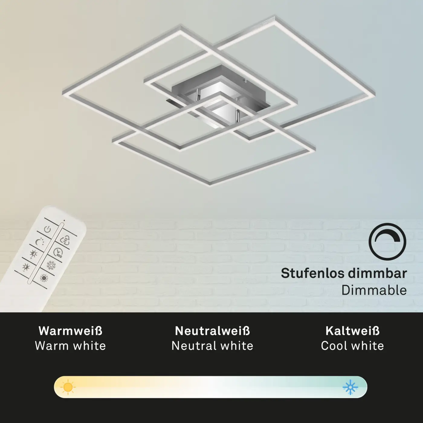 Wand-und Deckenleuchte