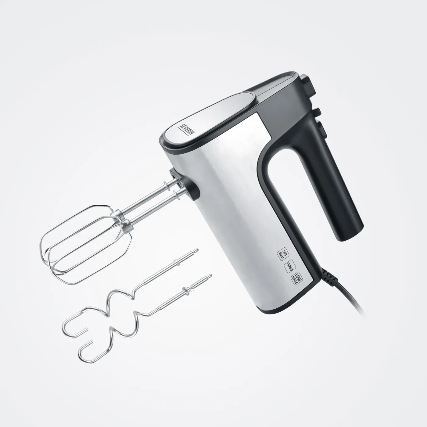 Severin Handmixer Edelstahl-gebürstet/schwarz