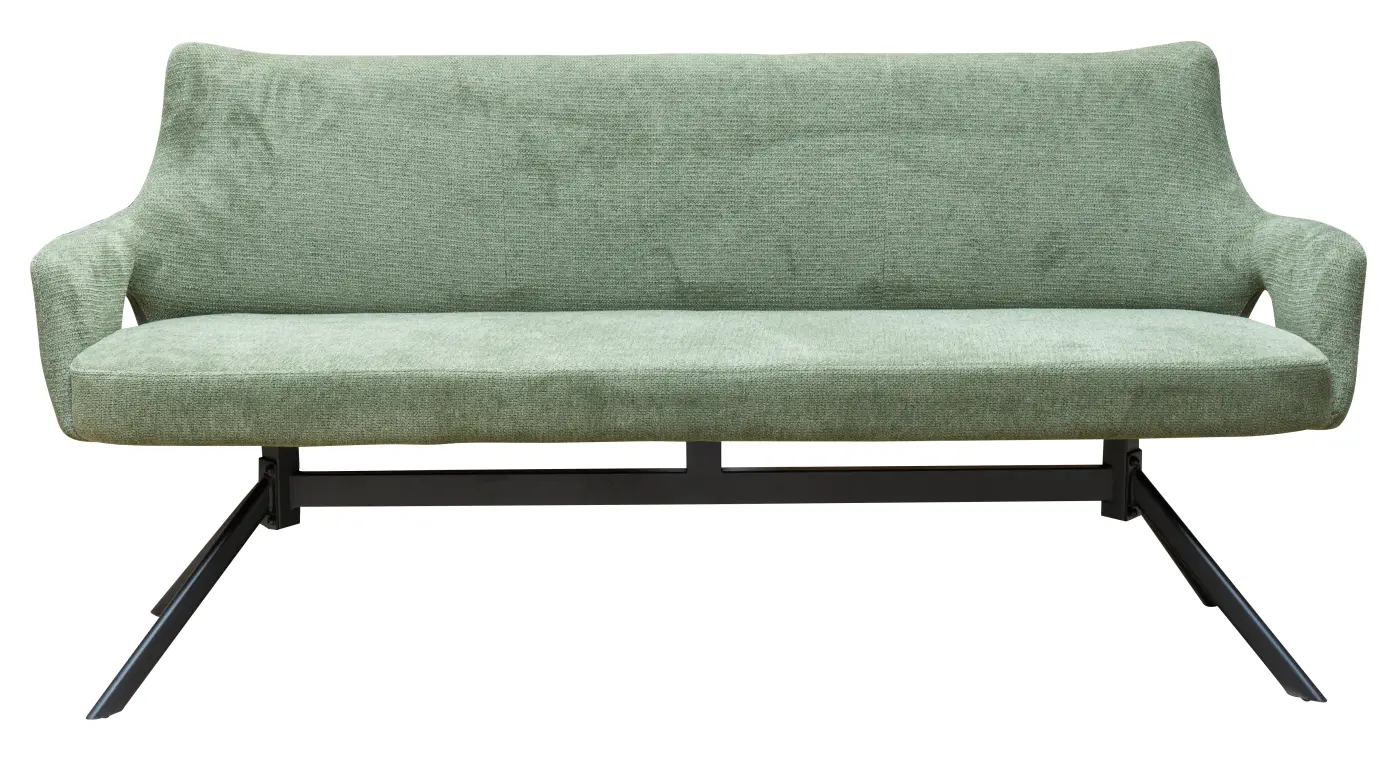 LC Wholesaler Sitzbank Livrono Grün ca. 180x88x62 cm