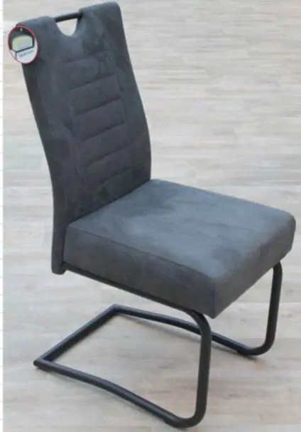 ProCom Schwingstuhl Jan 6002999 Anthrazit Microfaser 4er Set