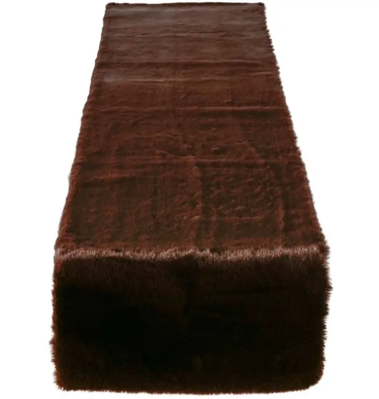 Boltze Tischläufer Liz Braun ca. 140x33 cm