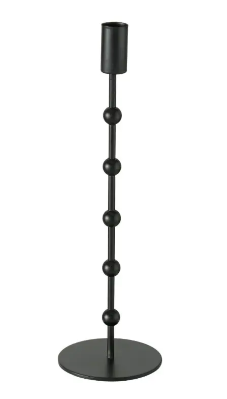 Boltze Kerzenleuchter Kimberly schwarz 30 cm