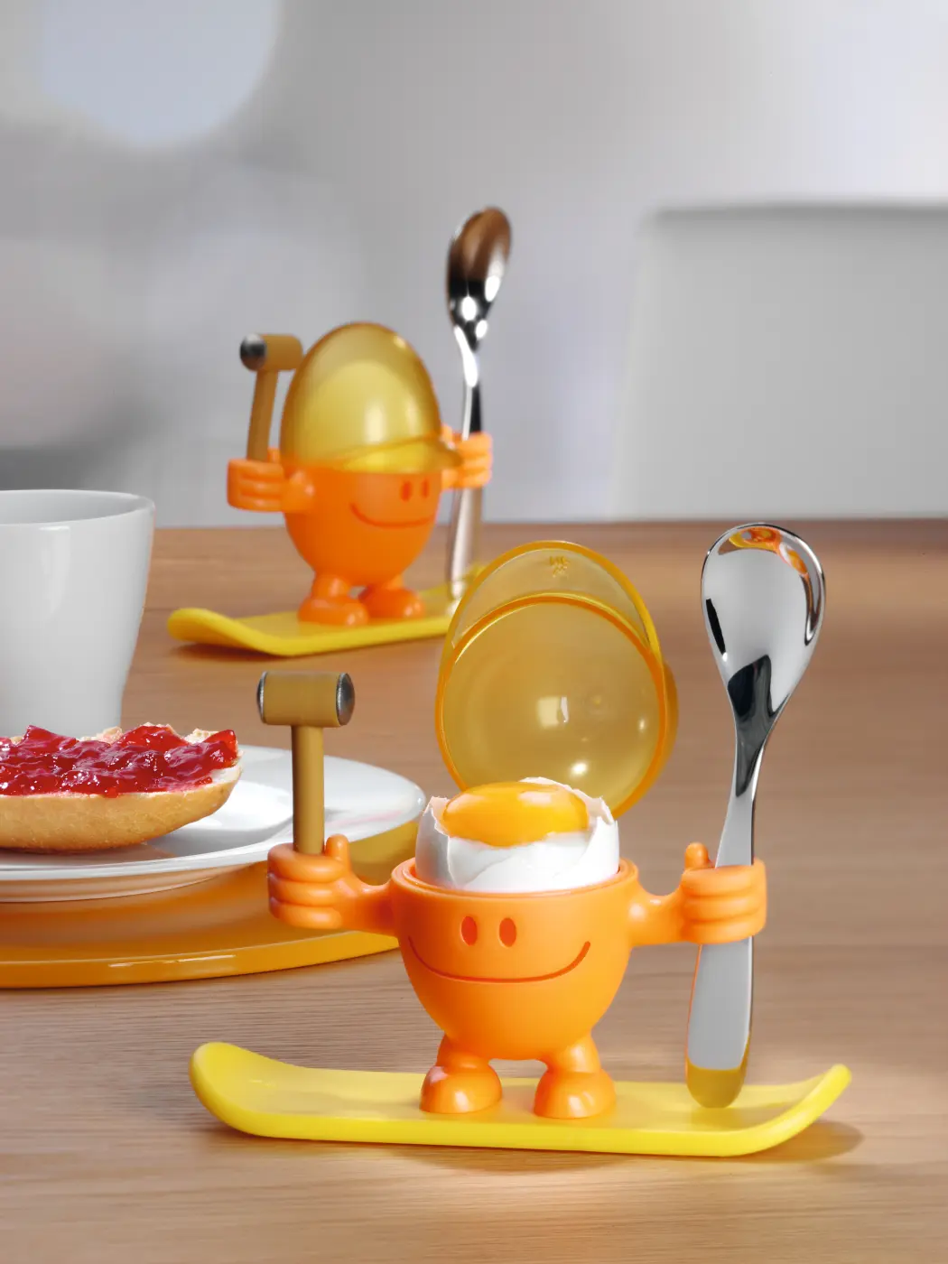 WMF Eierbecher McEgg mit Löffel, Orange