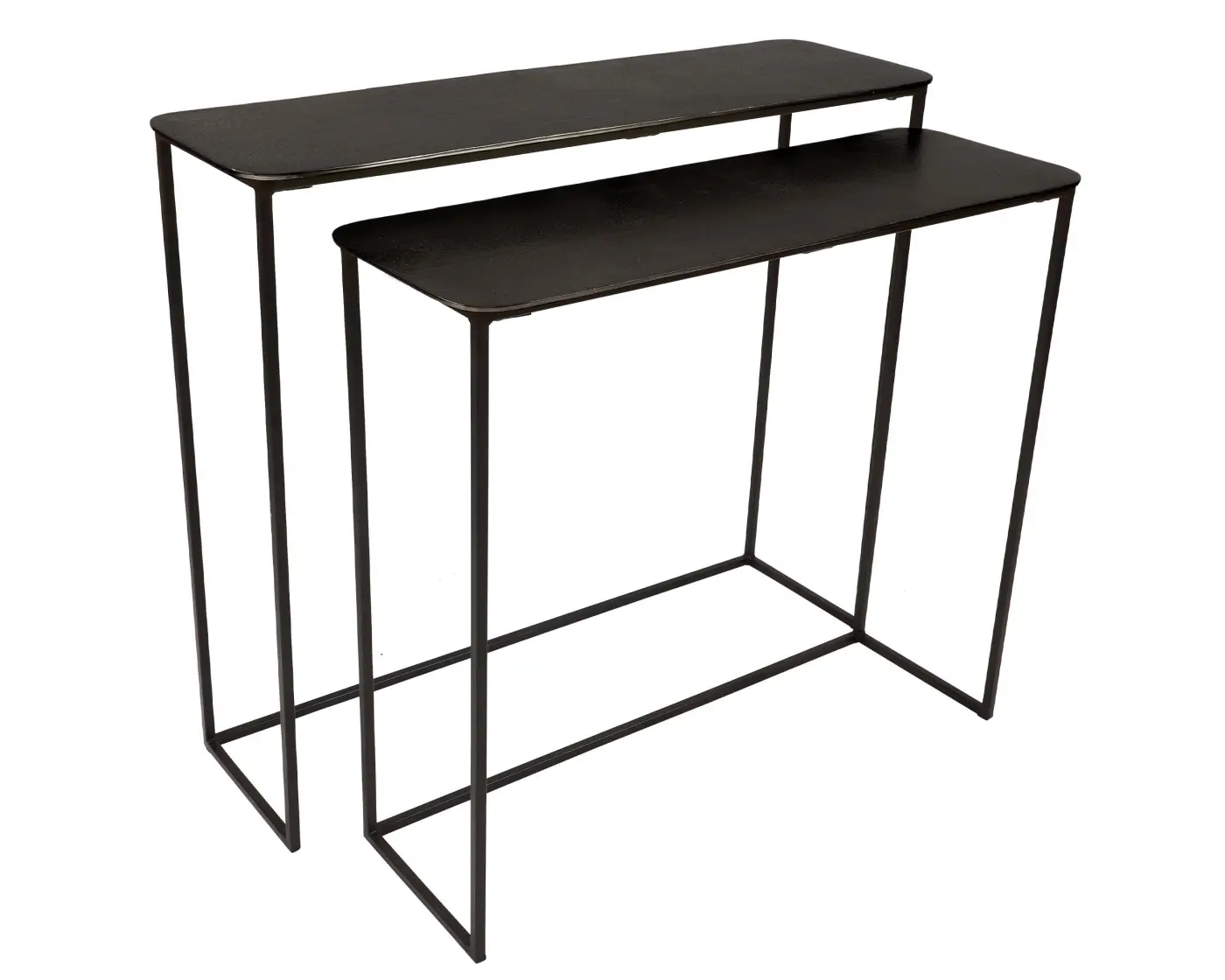 LC Garden Konsole 90x76x26 cm Schwarz