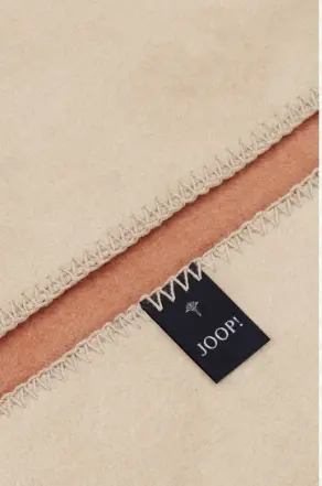 JOOP! Plaid/Decke Kupfer/Sand Doubleface 150 x 200 cm JOOP! Plaid / Decke 150 x 200 cm kupfer/sand