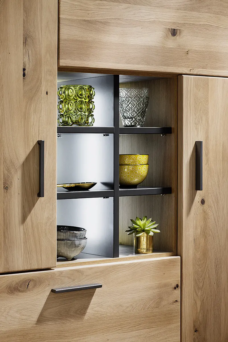 MCA Highboard Eiche Bianco ca.104x123x37 cm