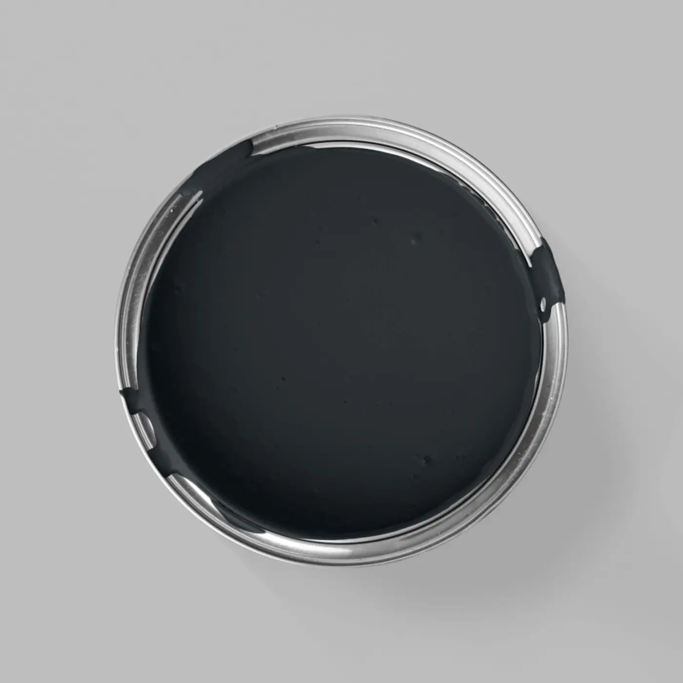 MissPompadour Wandfarbe Schwarz mit Schwarz 2,5 L