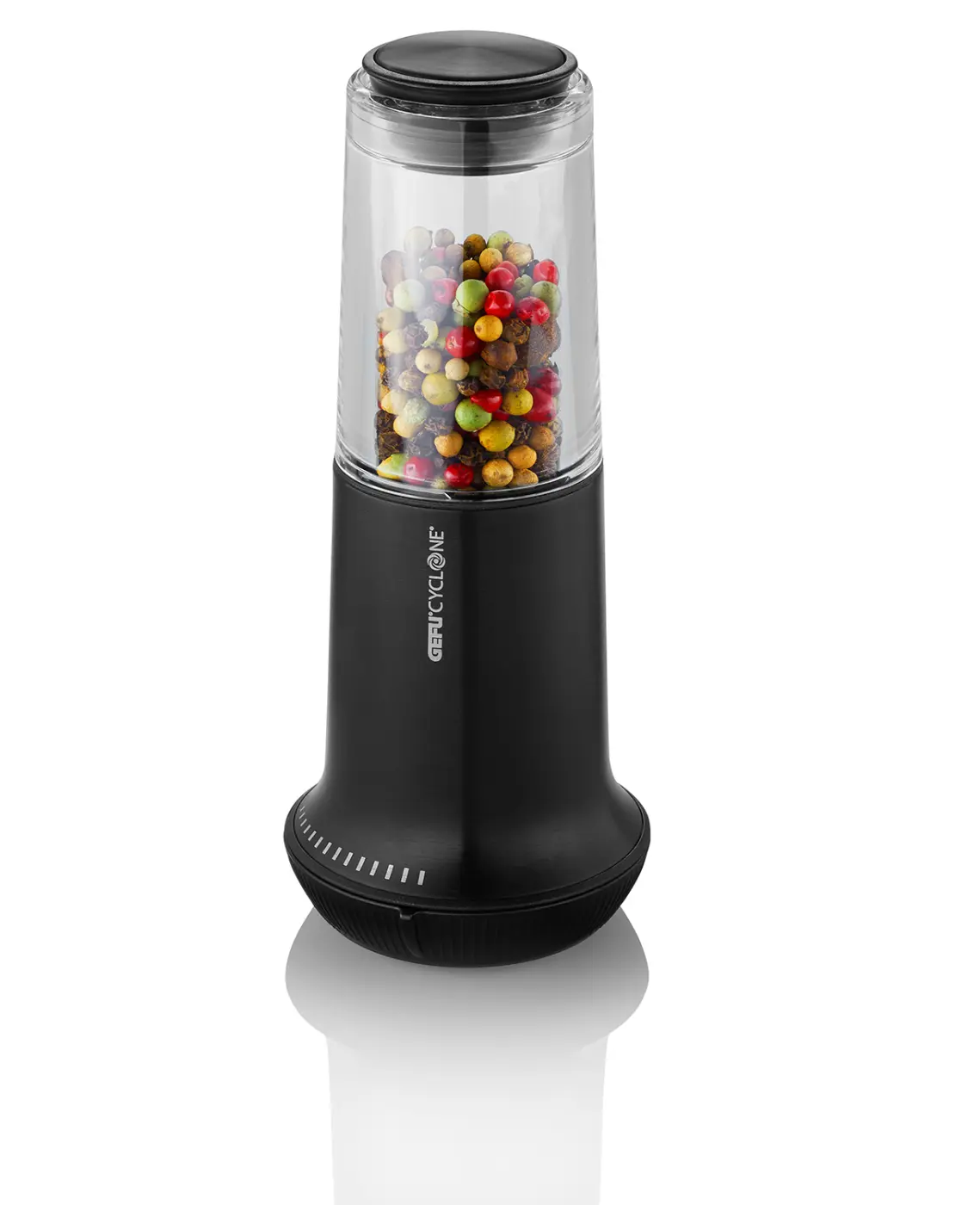 GEFU Salz- oder Pfeffermühle X-PLOSION® schwarz 18,5 cm