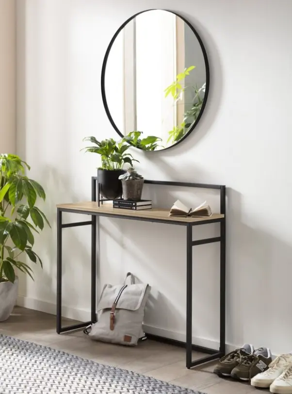 Mirrors & More Spiegel rund Britta Schwarz ca. 80 cm Durchmesser Mirrors & More Spiegel Britta ca. 80 cm Durchmesser