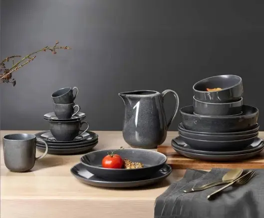 Ritzenhoff & Breker Frühstücksset Toledo 12-tlg. Grau