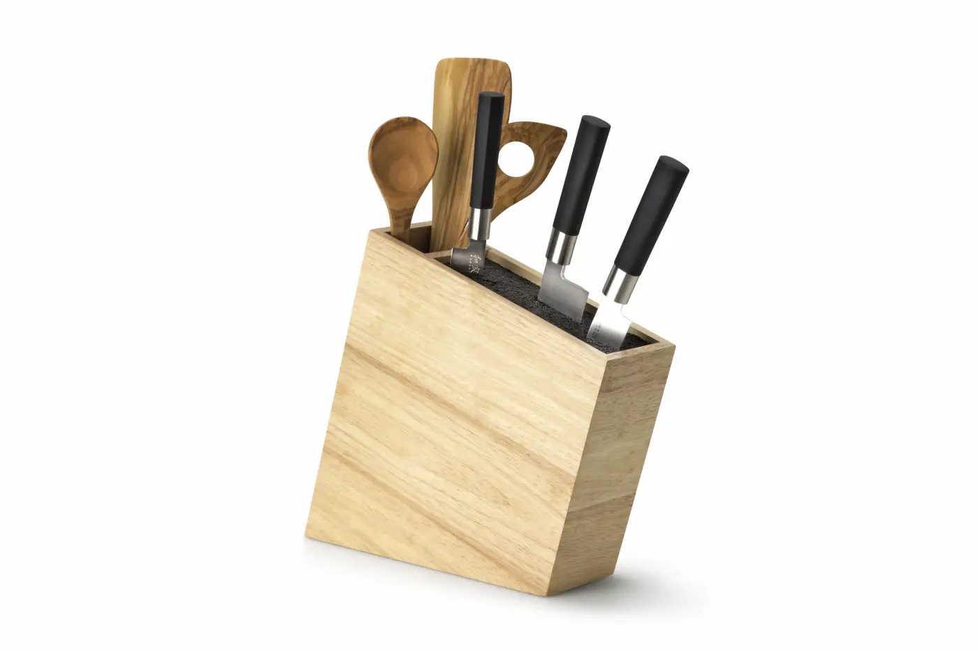 Continenta Messerblock naturfarbig 31x9x28 cm