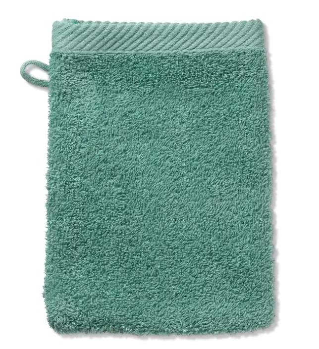Kela Waschhandschuh Ladessa 15x21 cm Jadegrün