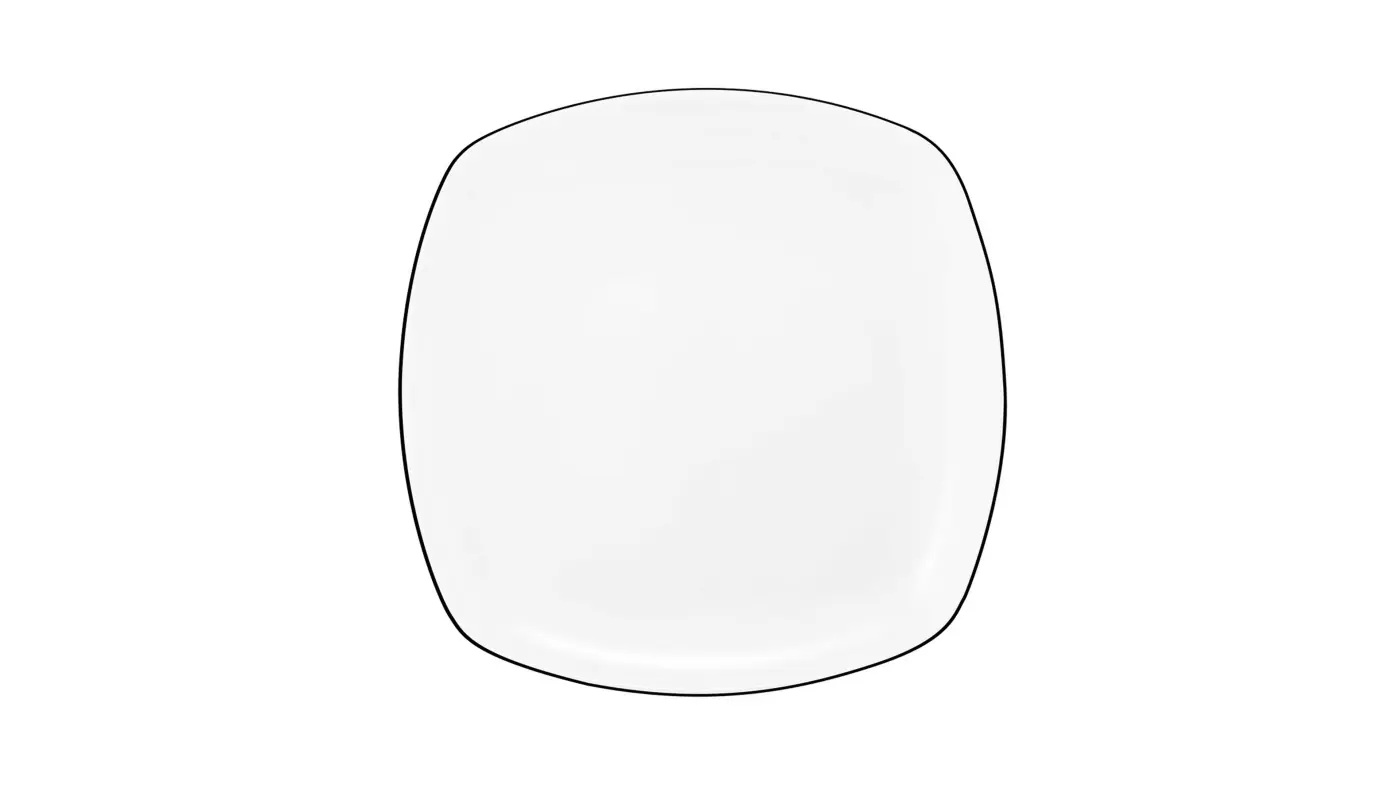 Seltmann Frühstücksteller eckig 20 cm