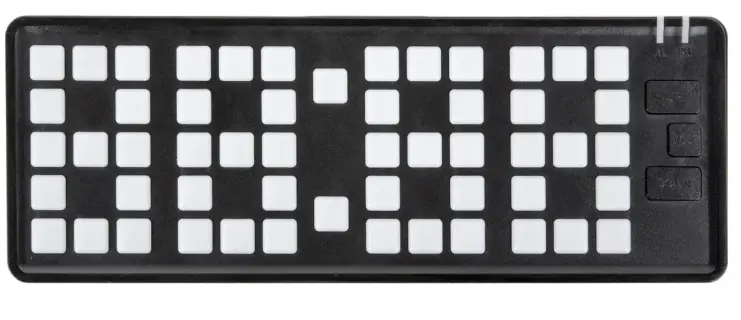 Alarm Clock LED black