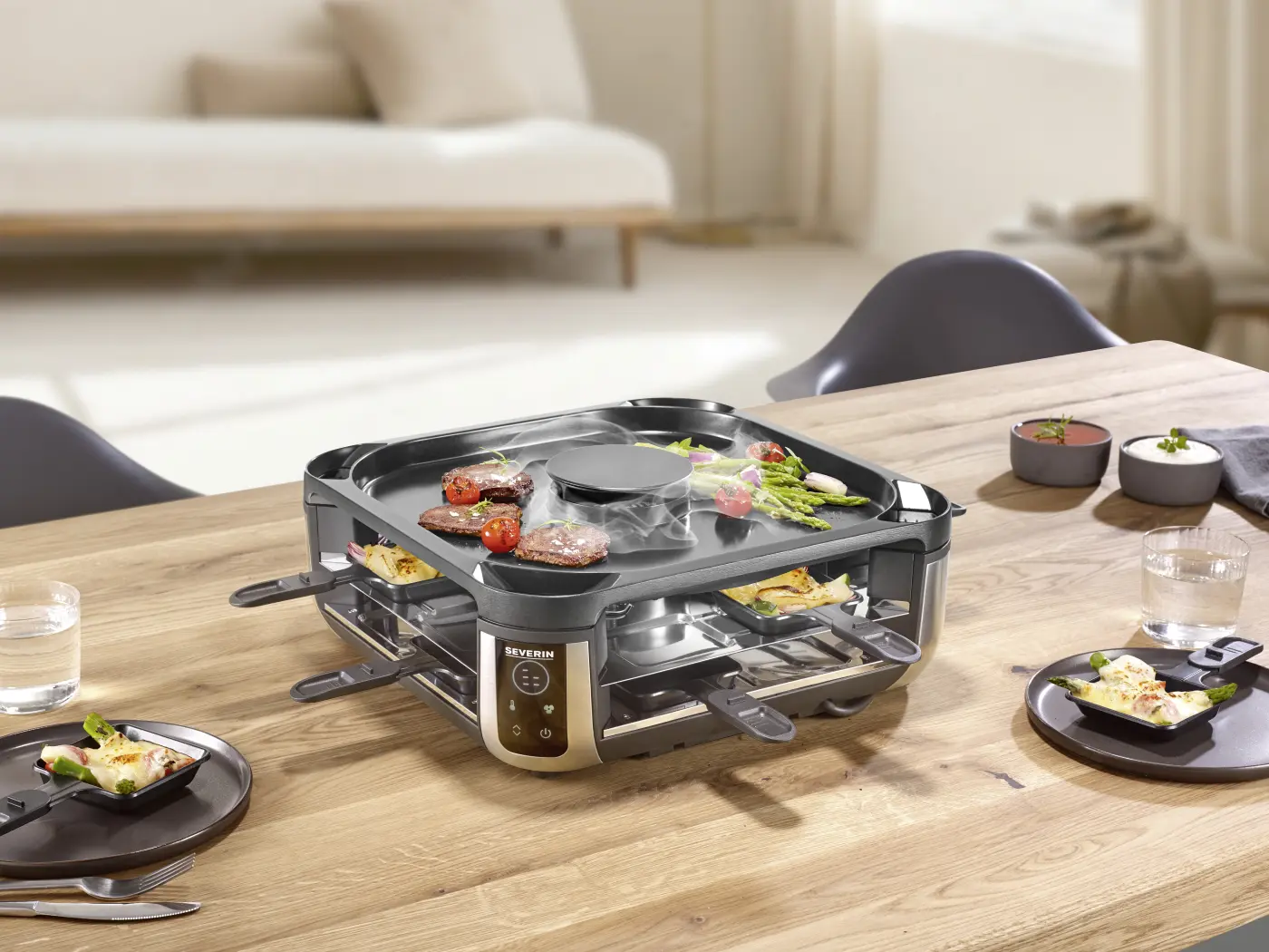 Severin Raclette-Grill Rauchfrei  Severin Raclette-Grill Rauchfrei