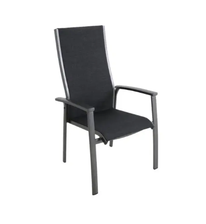 MWH Stapelstuhl Kensington Plus Eisengrau/Anthrazit 698x111x64 cm