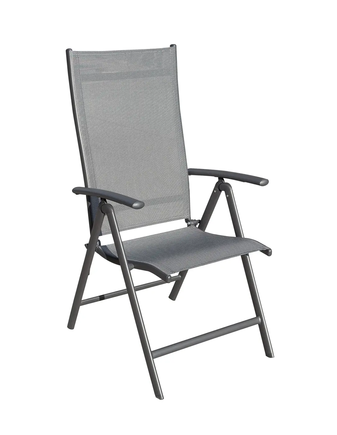 LC Garden Klappsessel Garvio Anthrazit ca. 55x68x105 cm