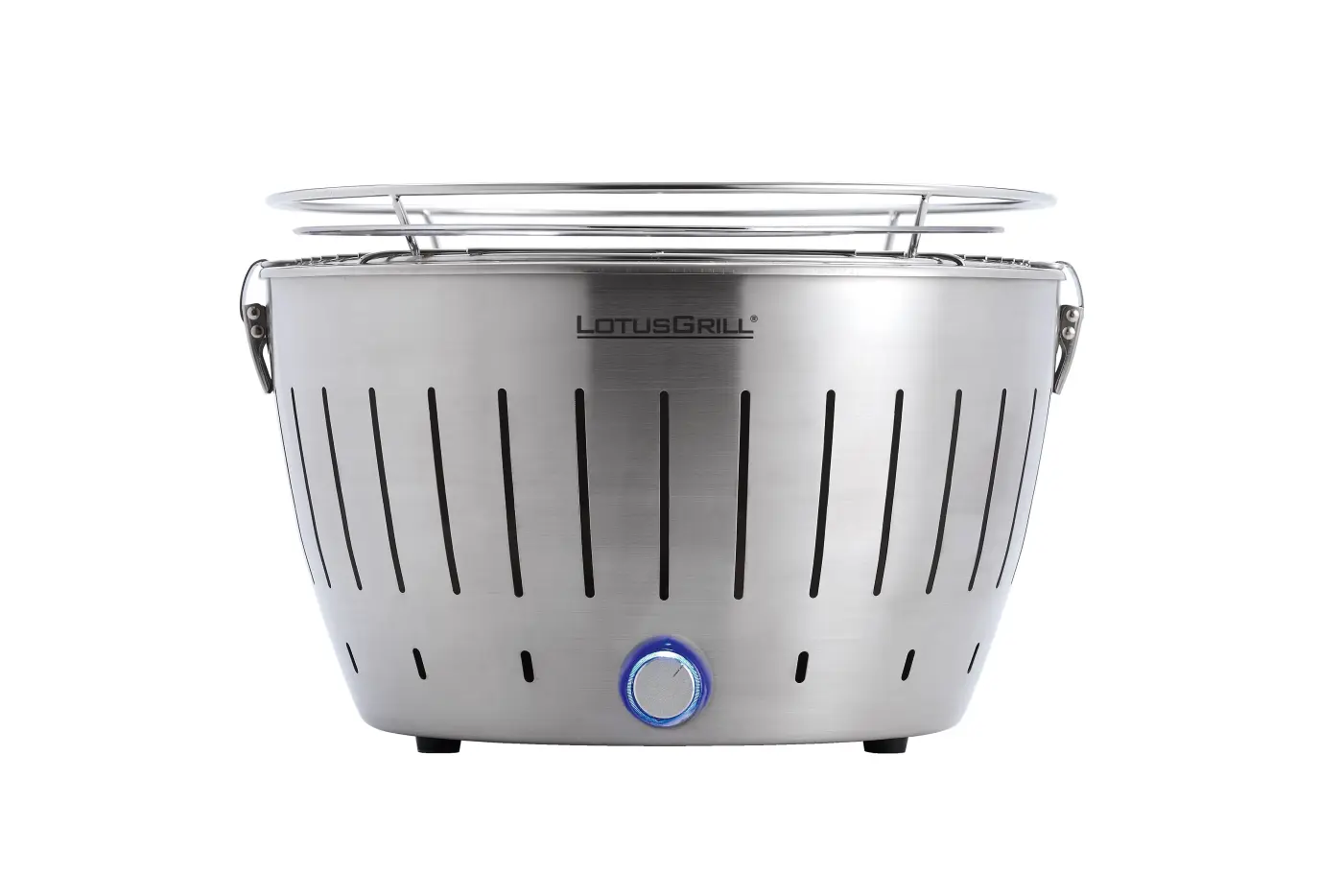 LotusGrill Tischgrill Classic GSS34P Edelstahl Holzkohle