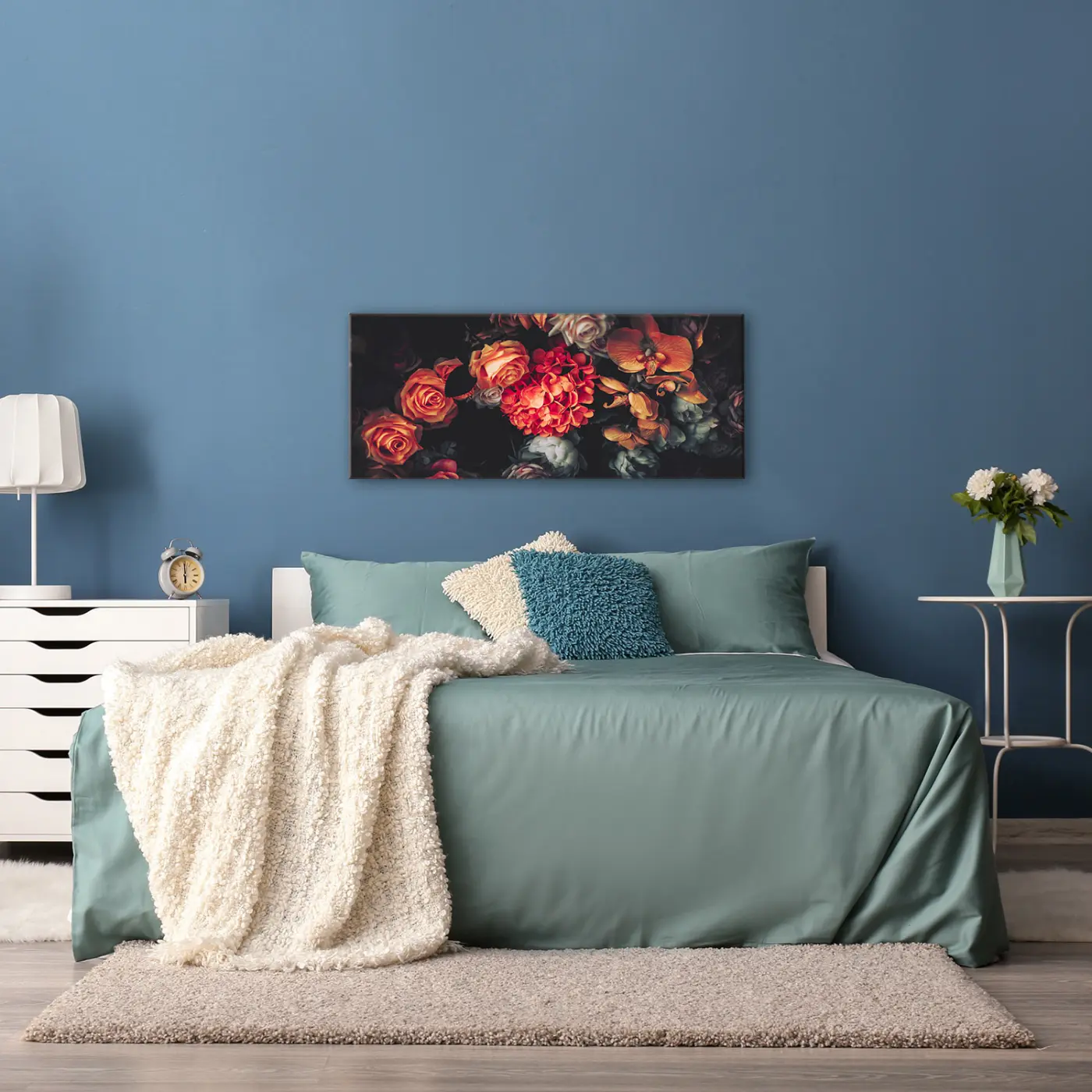 ars graphica Canvas-Long - Canvas-Long: Vintage Flowers