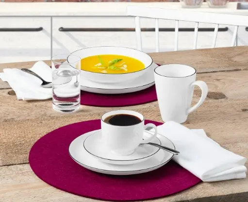 Seltmann Espressountertasse Lido Black Line 12 cm
