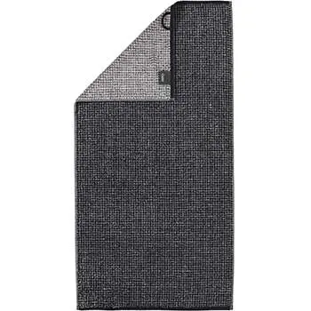 Cawö Handtuch, 50 x 100 cm, Design 122 schwarz