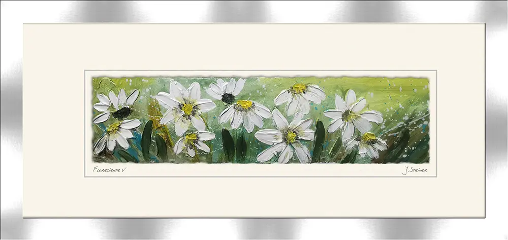 ars graphica Real-Art 76x36cm - Jakob Steiner: Floreciente V