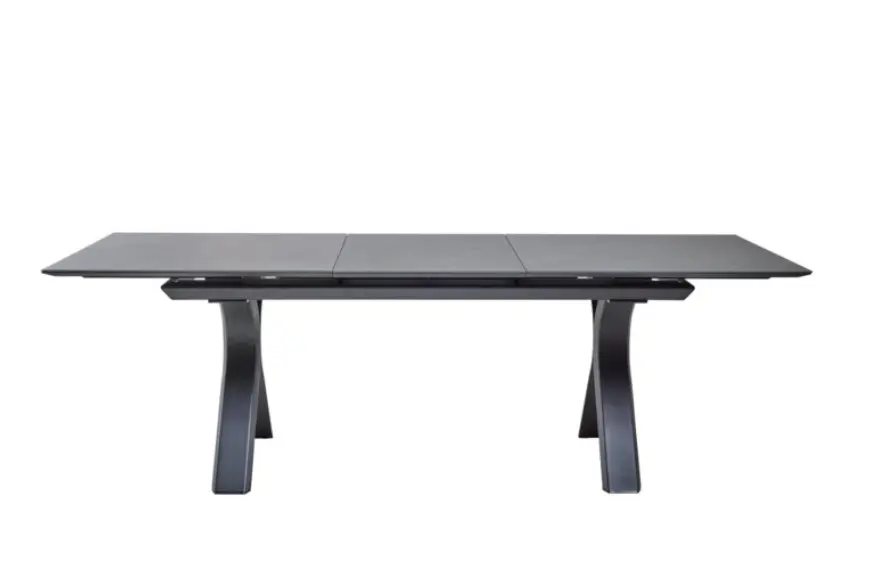 Interliving Ausziehtisch Anthrazit ca. 180-240x100x76,5 cm