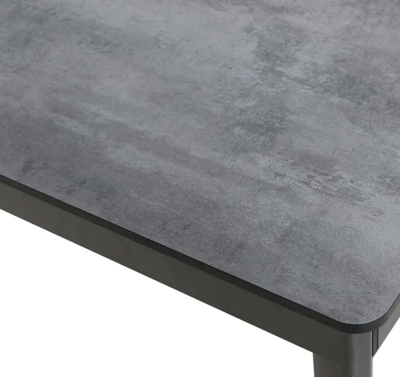 MWH Tisch Alutapo HPL/Iron Grey ca. 220x74x95 cm
