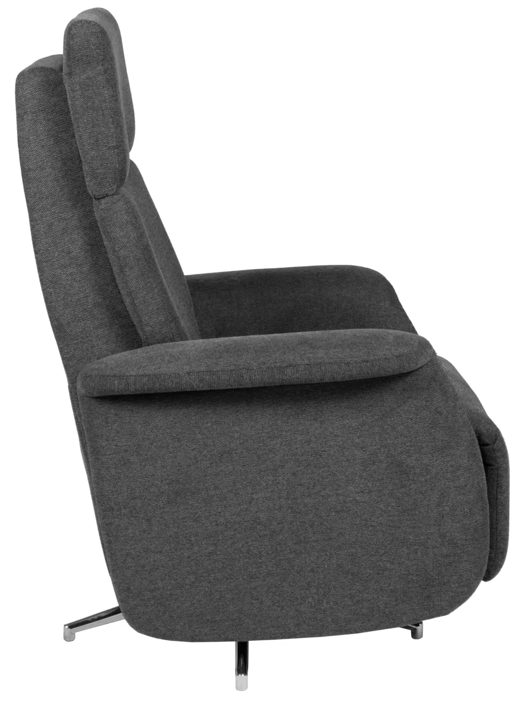Duo Collection Relax Sessel mit integrierter Fußstütze Thompson Anthrazit, belastbar bis 115 kg