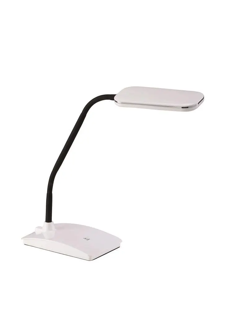 F&H Tischleuchte 1-flg. LED B10,8 H58 T39 Kunststoff glaenzend weiss