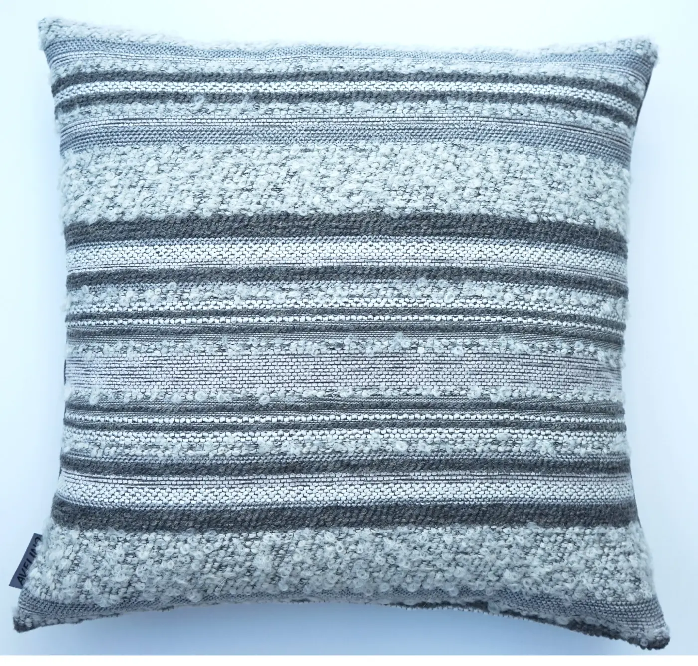 Lonczyk Kissenhülle mit Reißverschluss, 45 x 45 cm Ayana, Silber