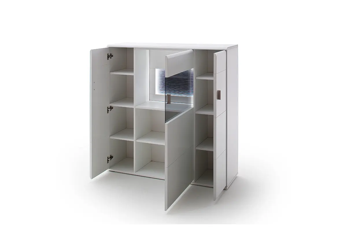 MCA Highboard weiß matt ca.120x124x38 cm