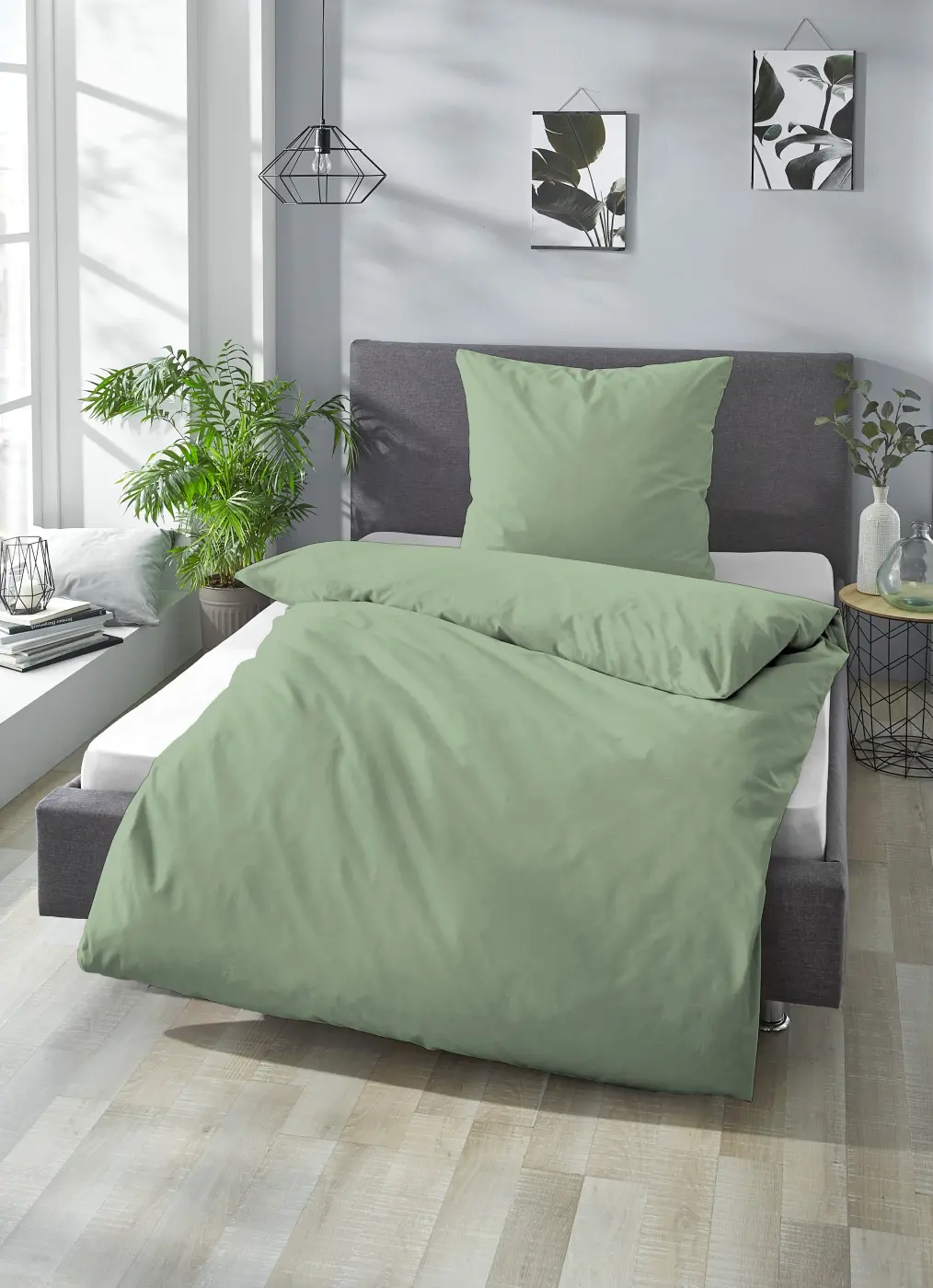 Biberna Bettwäsche Bio Satin 135x200 cm