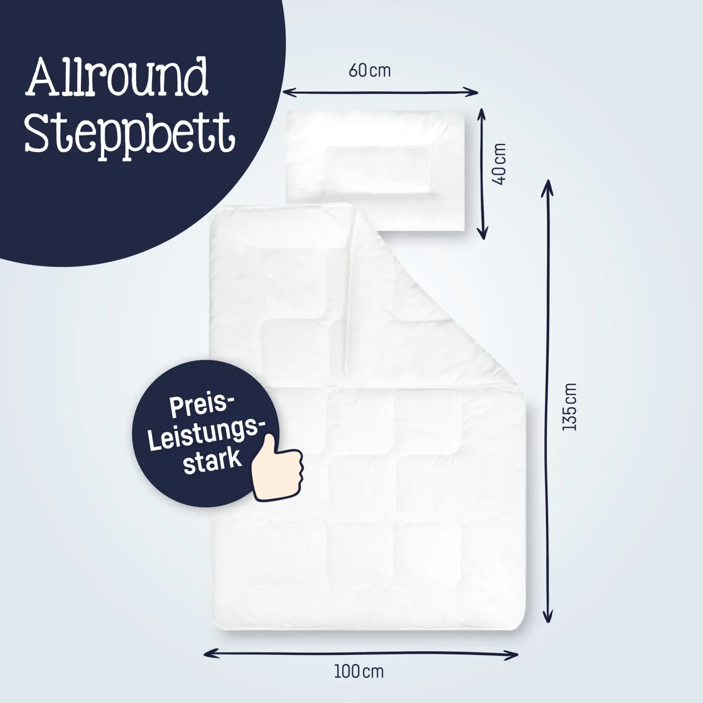 Zöllner Steppbett-Set Basic