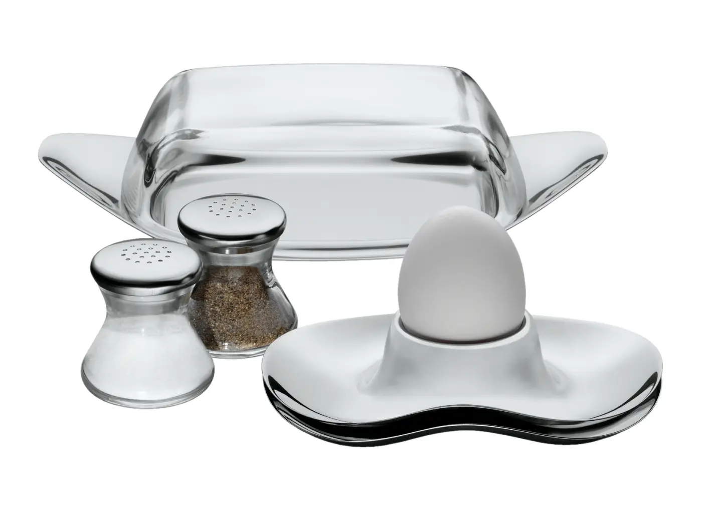 WMF Wagenfeld Pfefferstreuer Glas 4,5 cm