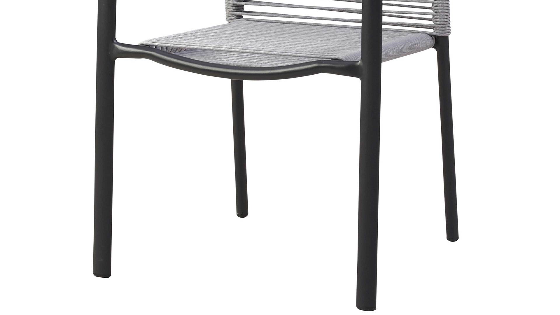 Best Dining-Sessel Vincenza Grau/Anthrazit ca. 55x89x62 cm 
