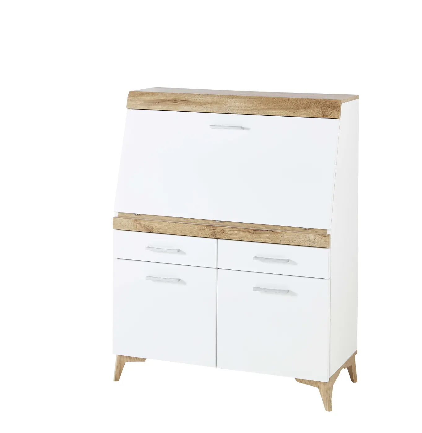 Innostyle Kommode/Sekretär Secret weiß, braun, Eiche, Holz Innostyle Sekretär Secret weiß, braun, Eiche, Holz