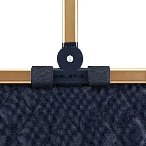 Reisenthel carrybag frame rhombus midnight gold