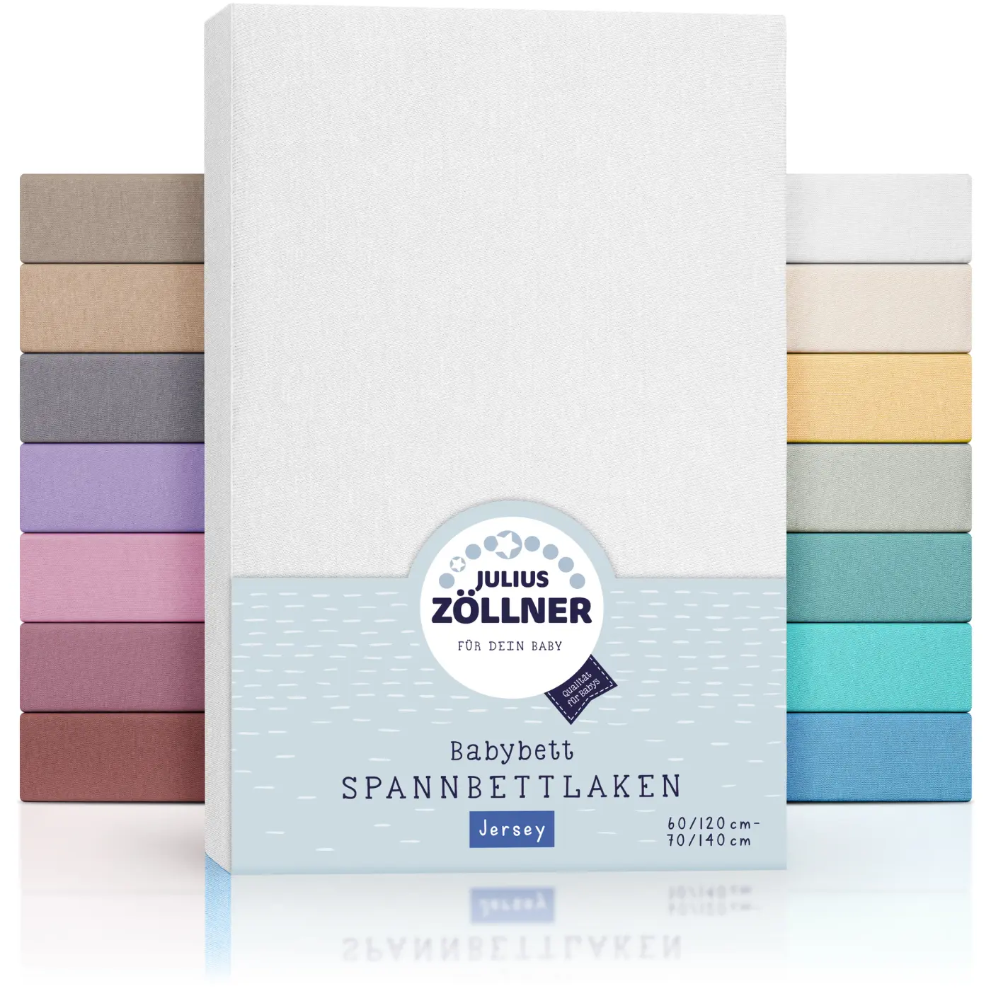 Zöllner Spannbetttuch Jersey weiß