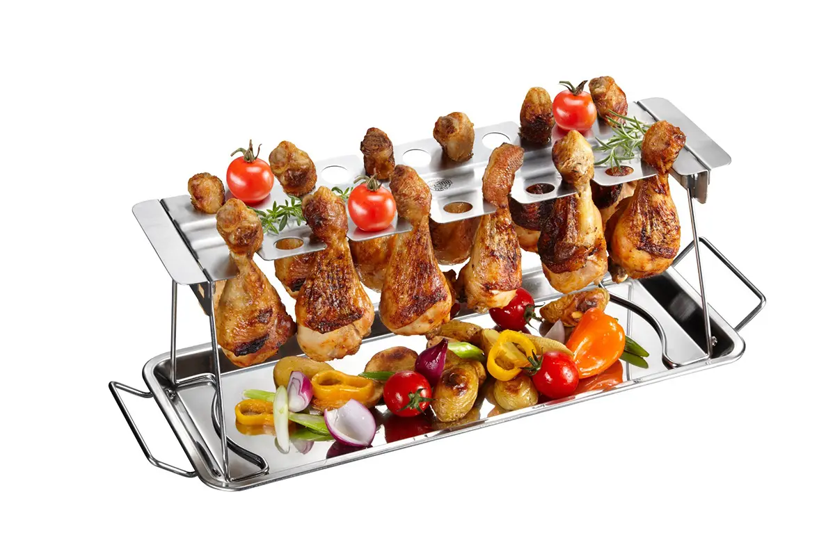 GEFU Hähnchenkeulen-Halter BBQ