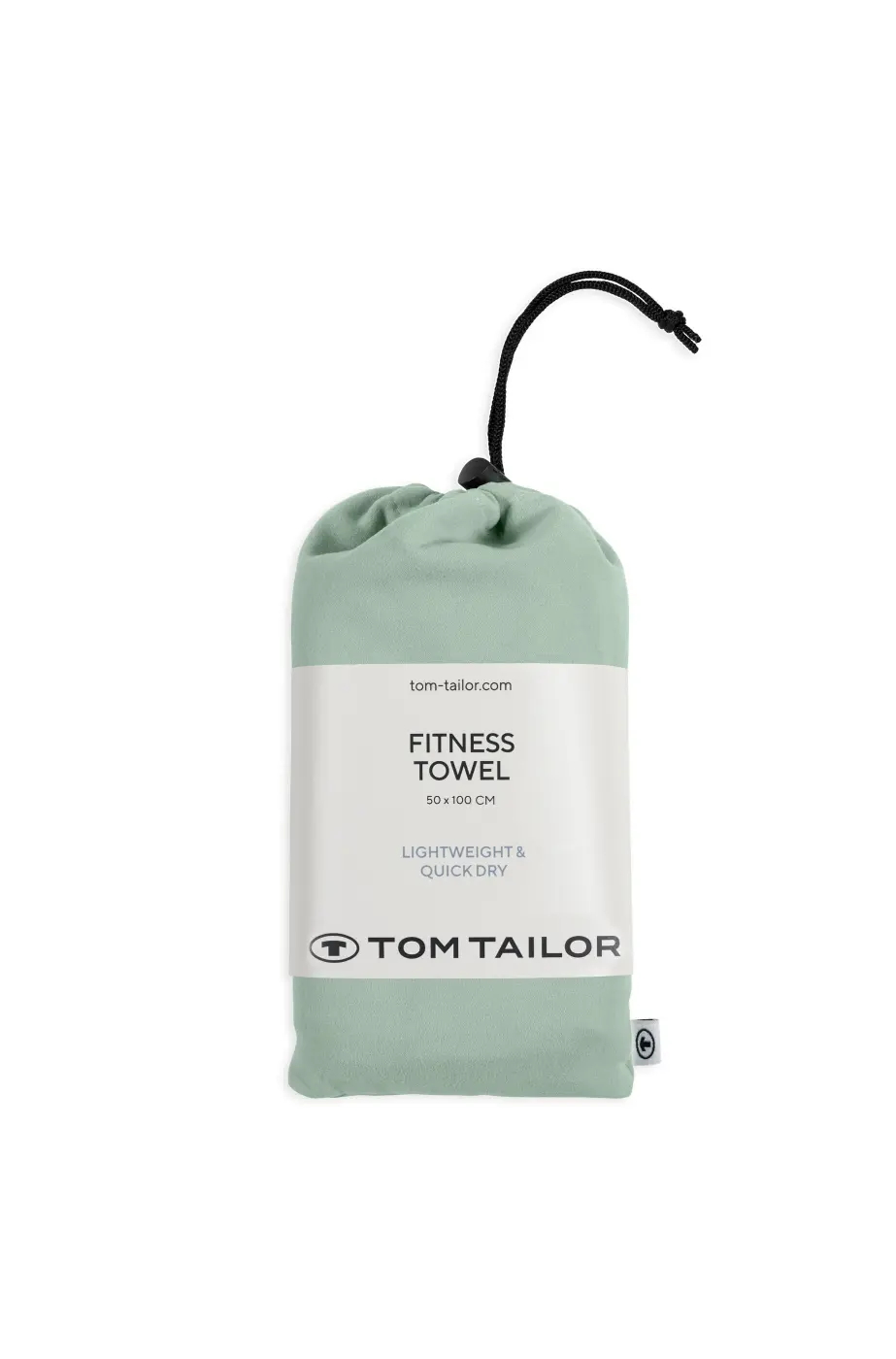 Tom Tailor Fitness Towel fog green 1x 50x100 cm