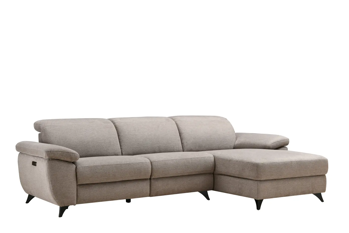 MK Garnitur Sofia Stone ca. 272x164 cm - Ottomane rechts -