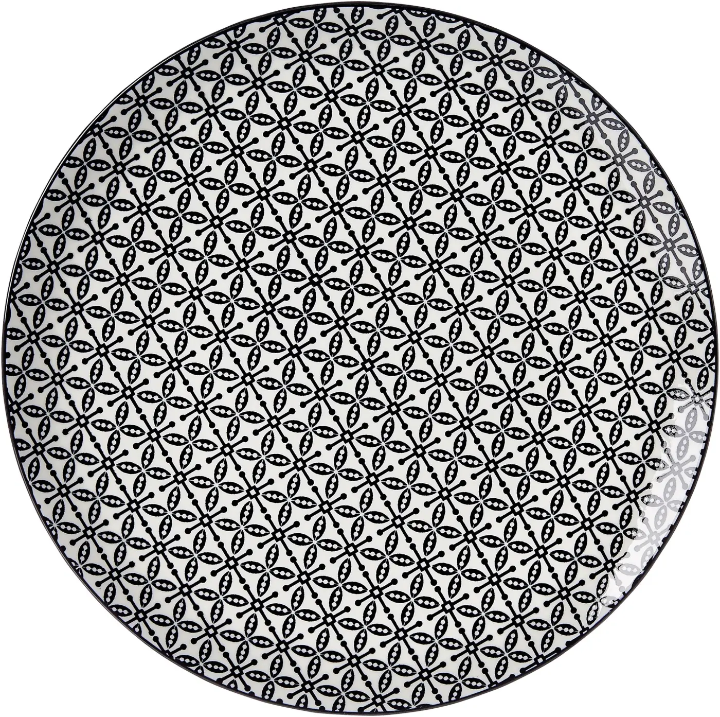Ritzenhoff Speiseteller Takeo 26,5 cm Schwarz/Weiß