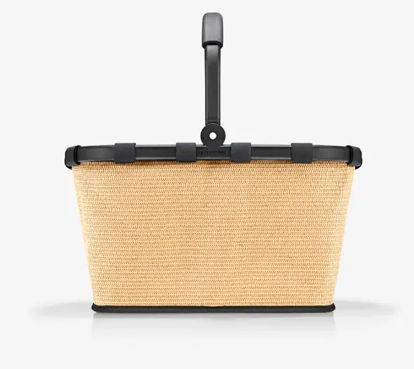 Reisenthel Carrybag Frame raffia black ca. 48x29x28 cm