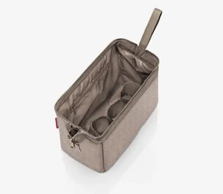 Reisenthel Travelcosmetics Herringbone mokka 26x18x13.5 cm