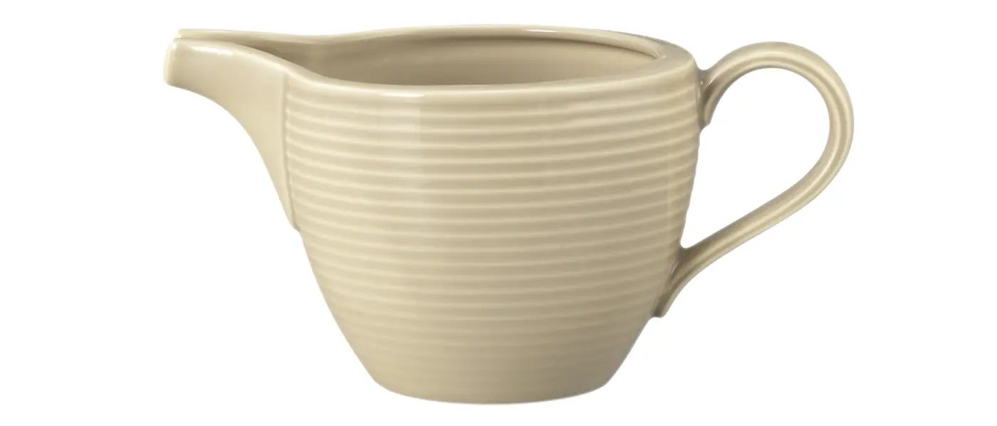 Seltmann Milchkännchen 0,29 l Sandbeige mit Relief
